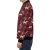 Horse Print Pattern Men's Bomber Jacket-grizzshop