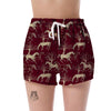 Horse Print Pattern Women's Shorts-grizzshop