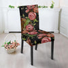 Horse Rose Pattern Print Chair Cover-grizzshop