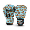 Horse Watercolor Print Pattern Boxing Gloves-grizzshop