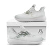 Horse White Stallion Print White Athletic Shoes-grizzshop