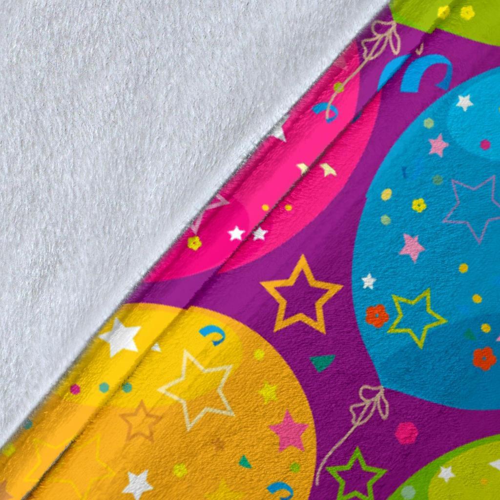 Hot Air Balloon Colorful Pattern Print Blanket-grizzshop