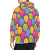 Hot Air Balloon Colorful Pattern Print Men Pullover Hoodie-grizzshop