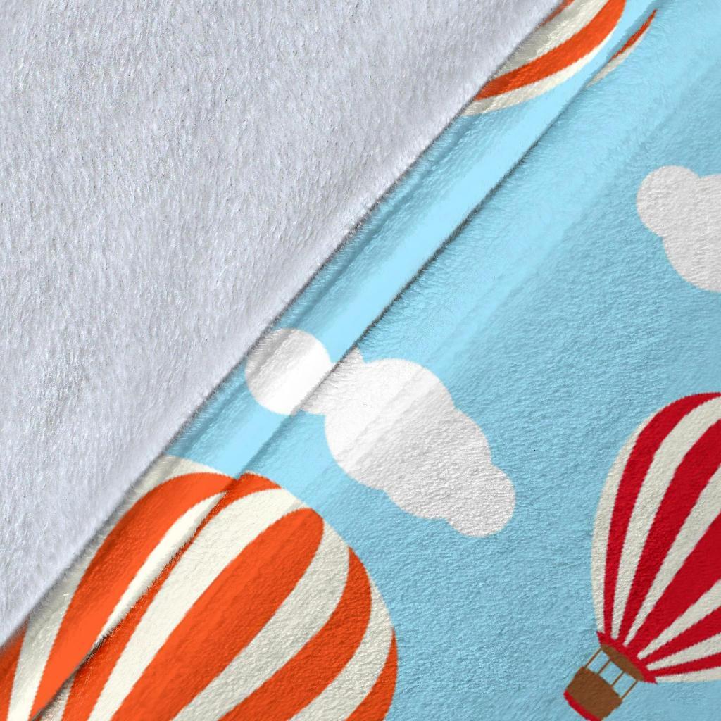 Hot Air Cloud Balloon Pattern Print Blanket-grizzshop