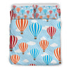 Hot Air Cloud Balloon Pattern Print Duvet Cover Bedding Set-grizzshop