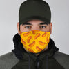 Hot Dog Pattern Print Face Mask-grizzshop