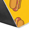 Hot Dog Pattern Print Floor Mat-grizzshop