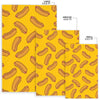 Hot Dog Pattern Print Floor Mat-grizzshop