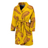 Hot Dog Pattern Print Men Long Robe-grizzshop