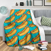 Hot Dog Print Pattern Blanket-grizzshop