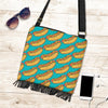 Hot Dog Print Pattern Crossbody Bags-grizzshop