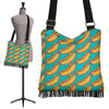 Hot Dog Print Pattern Crossbody Bags-grizzshop