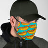 Hot Dog Print Pattern Face Mask-grizzshop