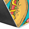 Hot Dog Print Pattern Floor Mat-grizzshop