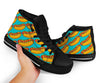 Hot Dog Print Pattern Men Women's High Top Shoes-grizzshop