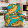 Hot Dog Print Pattern Recliner Cover-grizzshop