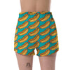 Hot Dog Print Pattern Women's Shorts-grizzshop