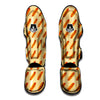 Hot Dog Yellow Print Pattern Muay Thai Shin Guards-grizzshop