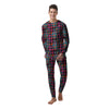 Houndstooth Abstract And Paisley Print Pattern Men's Pajamas-grizzshop