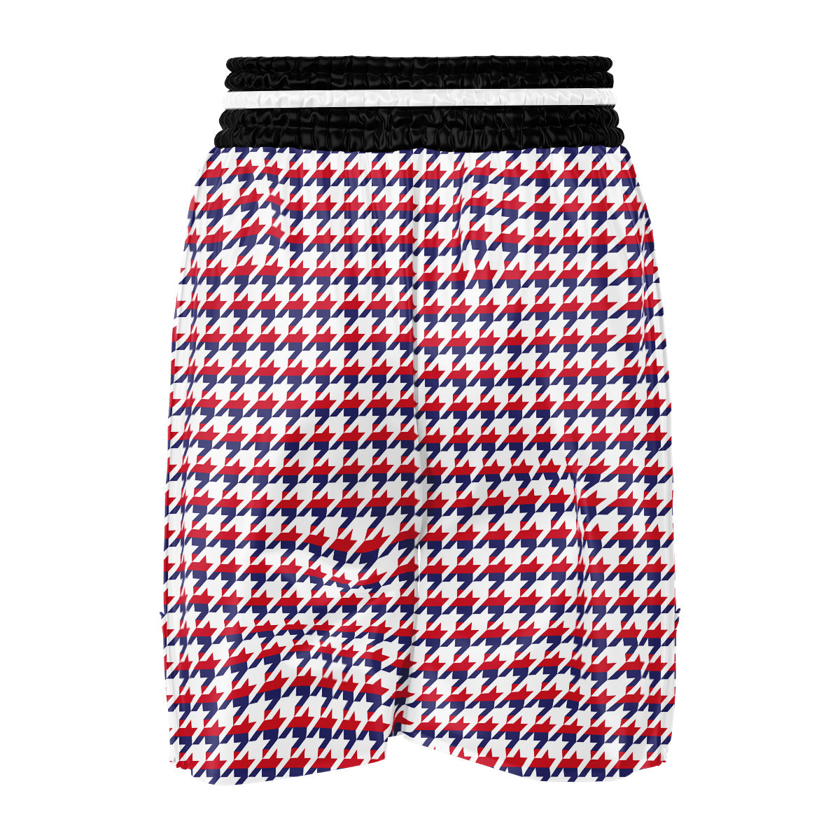 Houndstooth American Print Pattern Boxing Shorts-grizzshop
