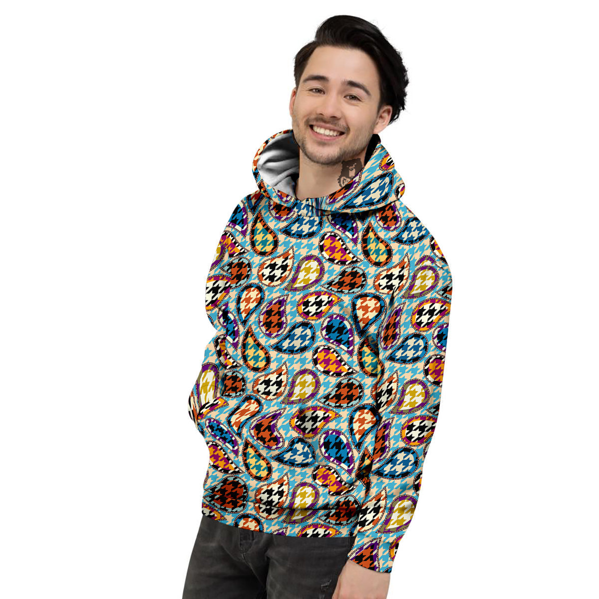 Paisley discount print hoodie