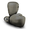 Load image into Gallery viewer, Houndstooth Black And Tan Print Pattern Boxing Gloves-grizzshop