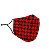 Houndstooth Pattern Print Face Mask-grizzshop