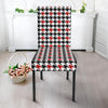 Houndstooth Print Pattern Chair Cover-grizzshop