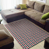 Houndstooth Print Pattern Floor Mat-grizzshop