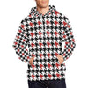 Load image into Gallery viewer, Houndstooth Print Pattern Men Pullover Hoodie-grizzshop