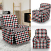 Houndstooth Print Pattern Recliner Cover-grizzshop