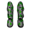 Houndstooth Shamrocks Print Pattern Muay Thai Shin Guards-grizzshop