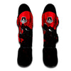 Howling Wolf Red Moon Print Muay Thai Shin Guards-grizzshop