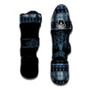 Howling Wolves And Tree Of Life Print Muay Thai Shin Guards-grizzshop