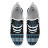 Howling Wolves And Tree Of Life Print White Athletic Shoes-grizzshop