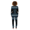 Howling Wolves And Tree Of Life Print Women's Pajamas-grizzshop