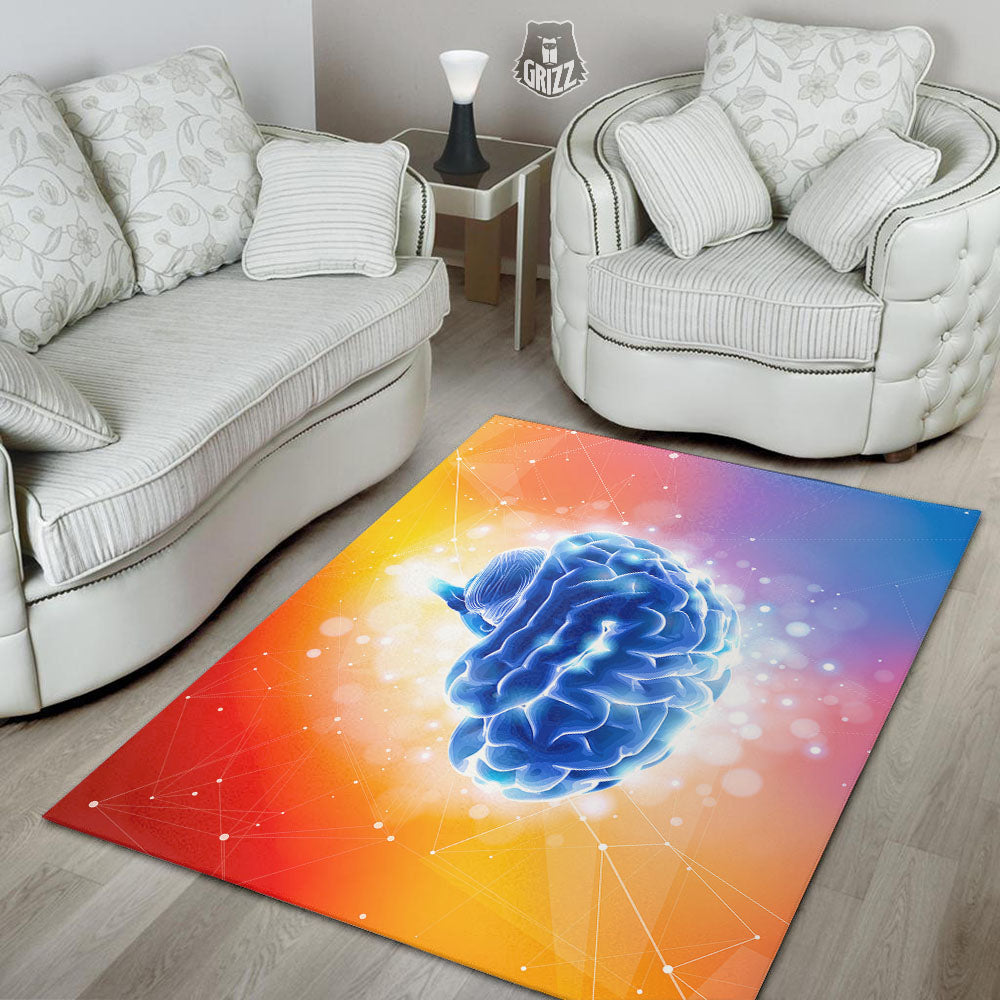 Human Brain Floor Mat-grizzshop