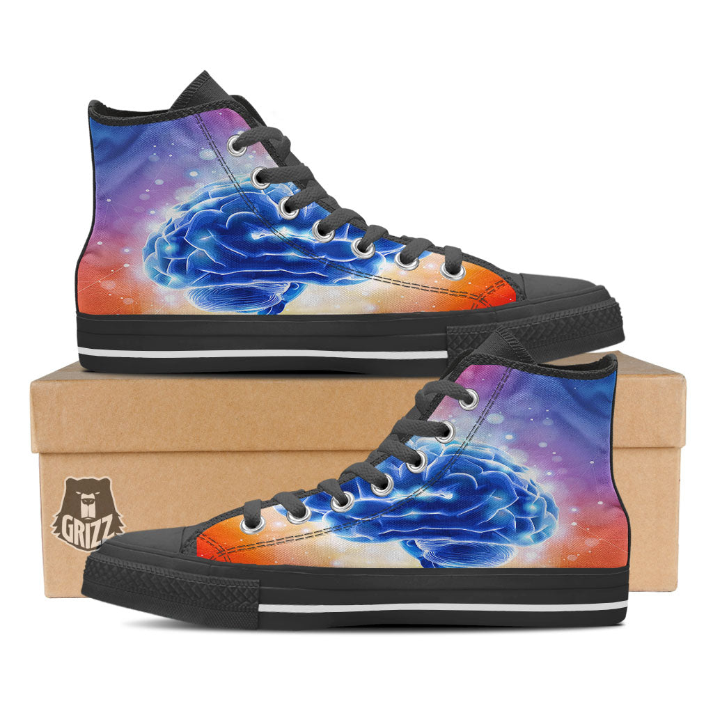 Human Brain High Top Shoes-grizzshop