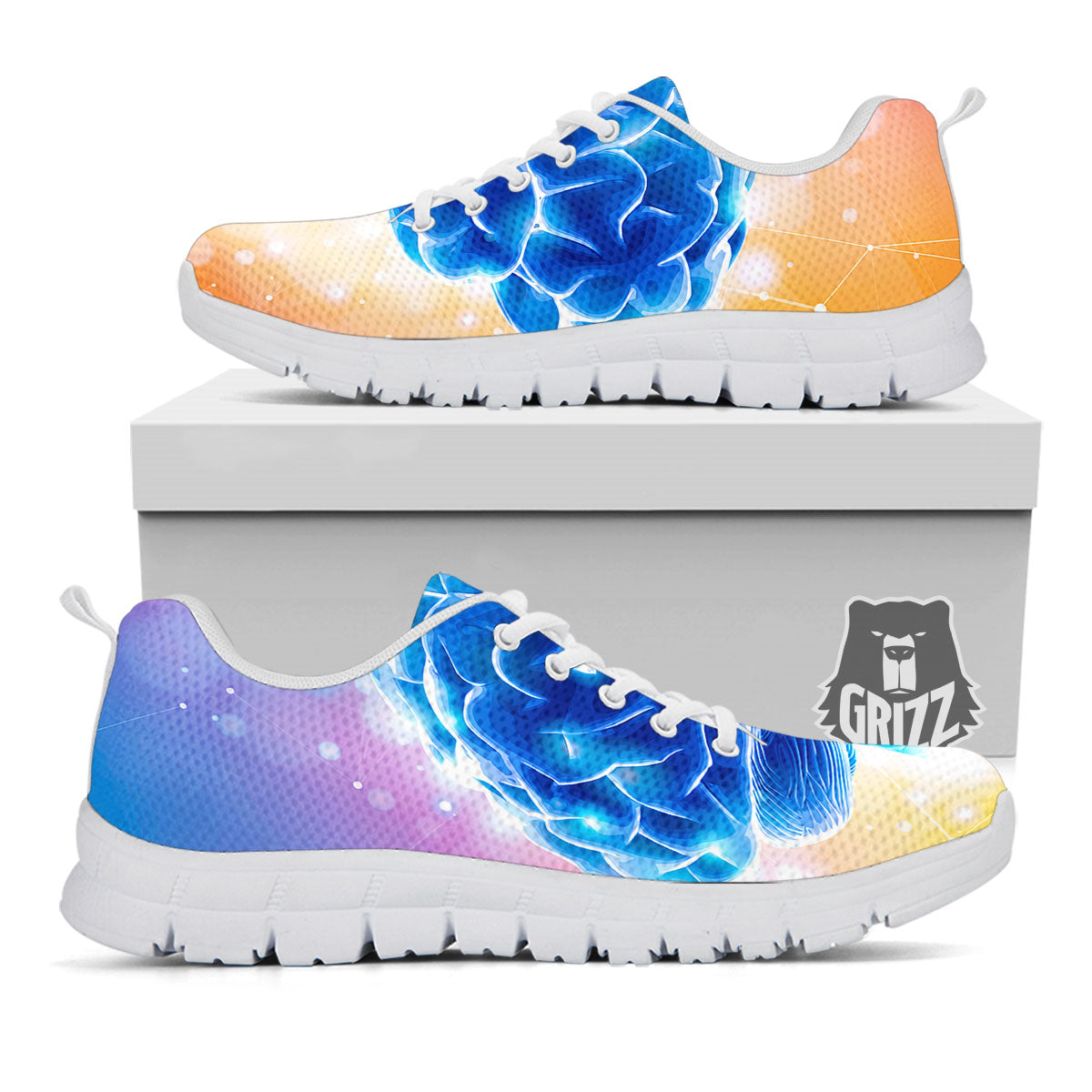 Human Brain White Sneaker-grizzshop