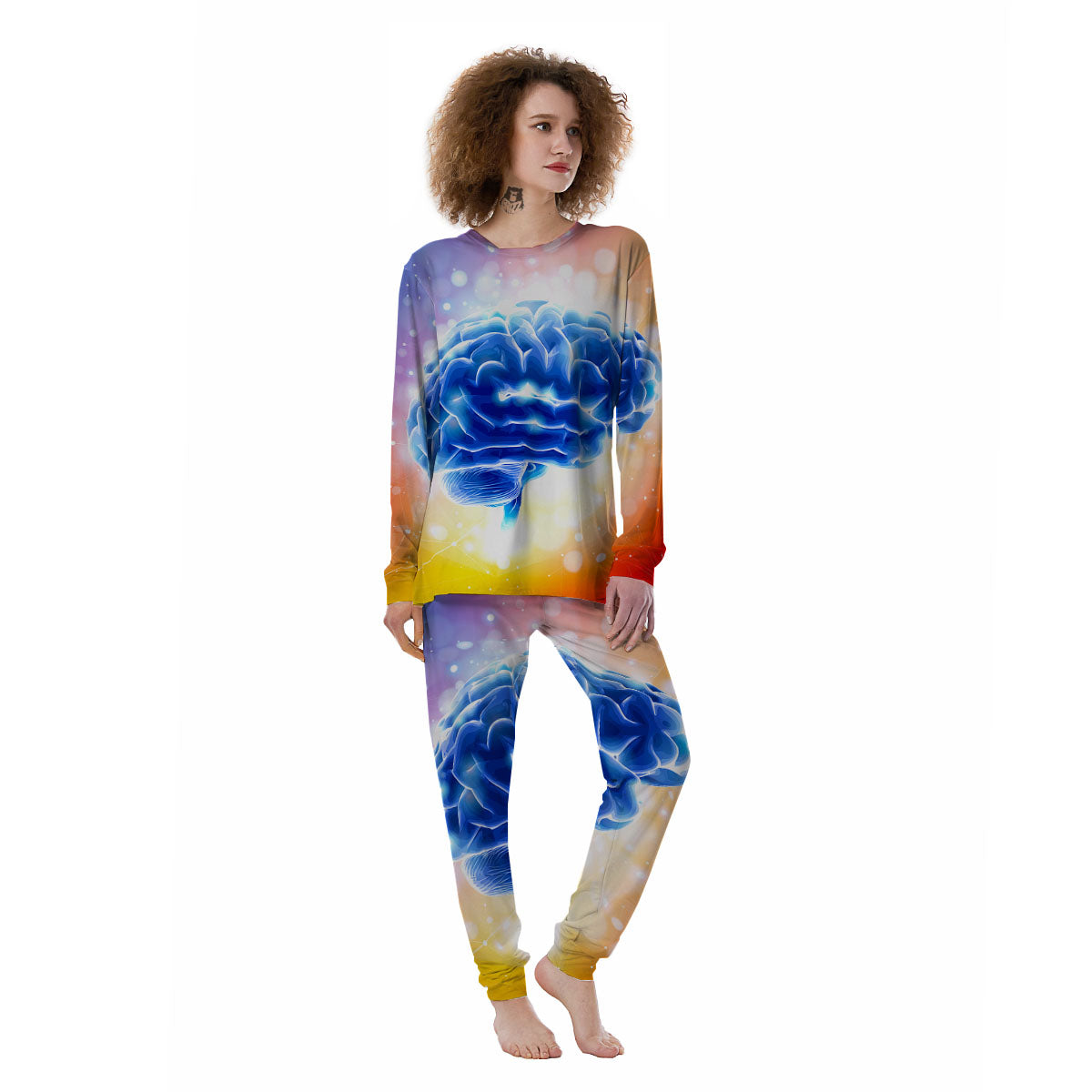 Human Brain Women's Pajamas-grizzshop