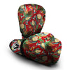 Hummingbird And Wild Flowers Print Pattern Boxing Gloves-grizzshop
