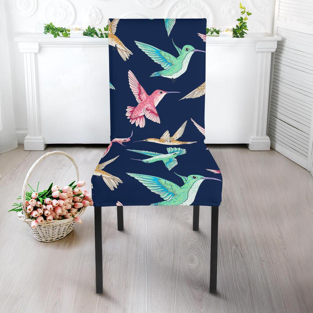 Hummingbird Colorful Chair Cover-grizzshop