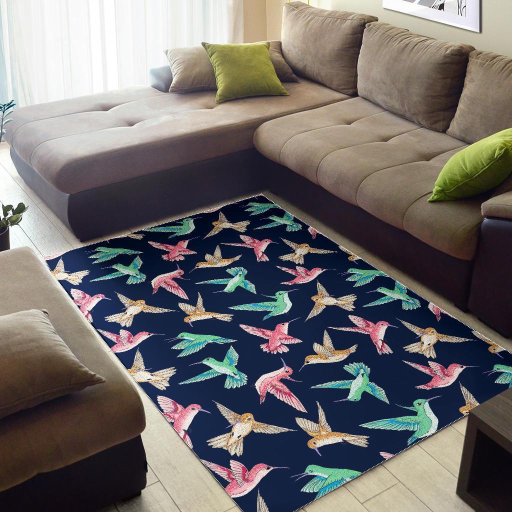 Hummingbird Colorful Floor Mat-grizzshop
