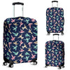 Hummingbird Colorful Pattern Print Luggage Cover Protector-grizzshop