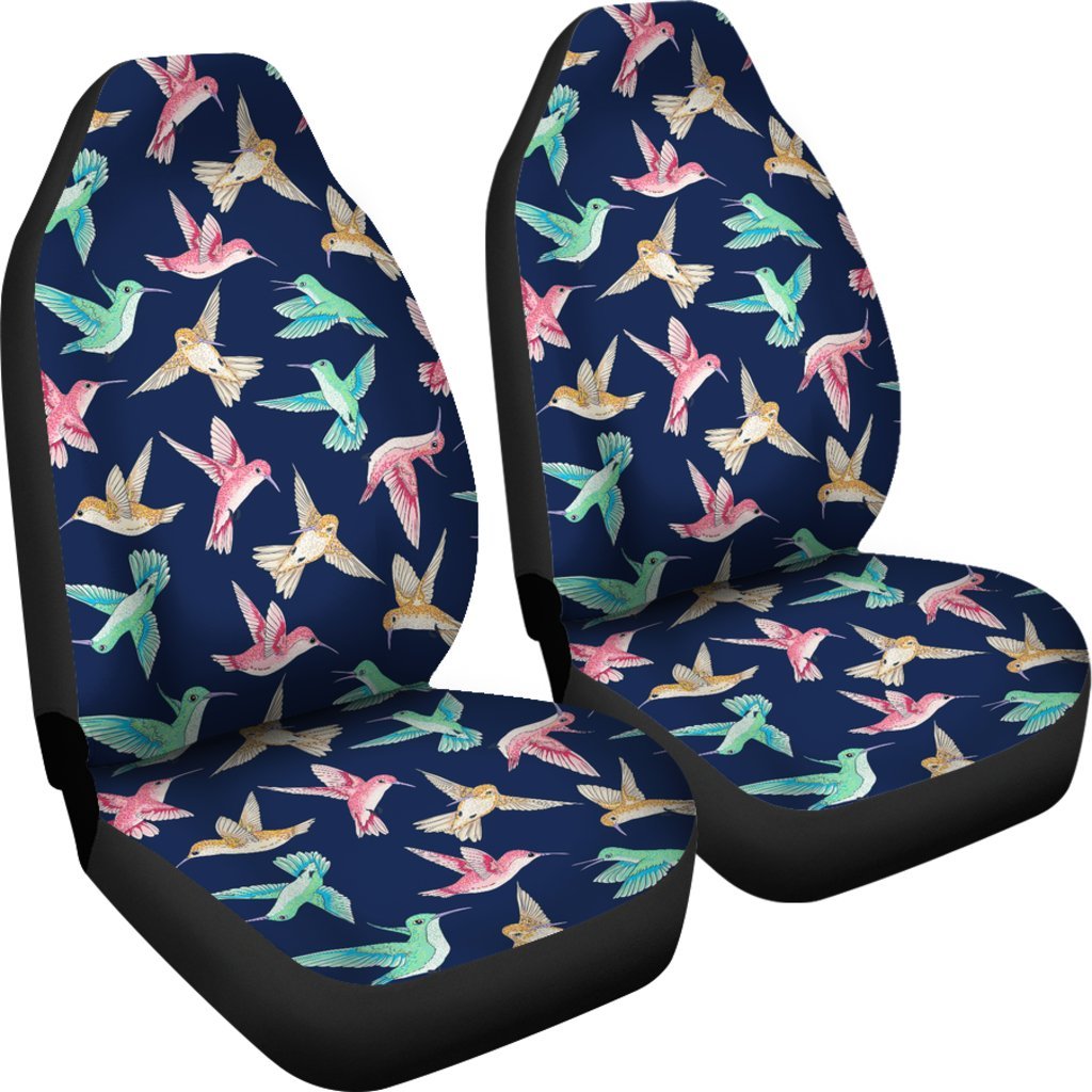 Hummingbird Colorful Universal Fit Car Seat Cover-grizzshop
