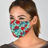 Hummingbird Floral Face Mask-grizzshop