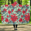 Hummingbird Floral Hooded Blanket-grizzshop