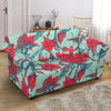 Hummingbird Floral Loveseat Cover-grizzshop