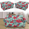 Hummingbird Floral Loveseat Cover-grizzshop