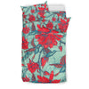 Load image into Gallery viewer, Hummingbird Floral Pattern Print Duvet Cover Bedding Set-grizzshop